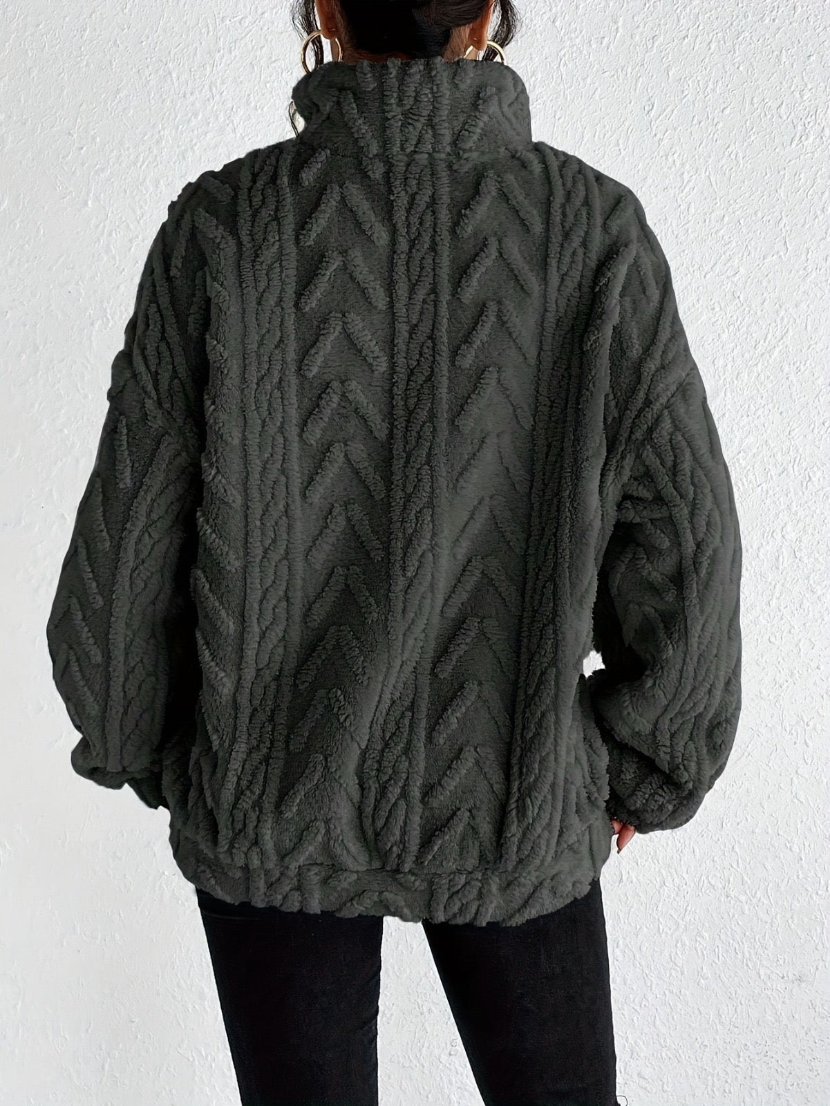 Aila - Blød Zip Sweater