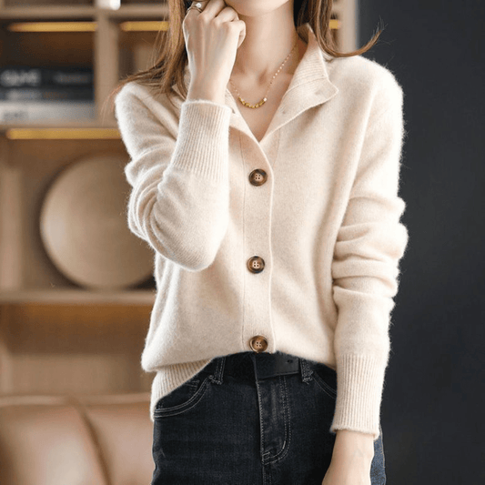 Anny - Luksuriøs Strikket Cardigan