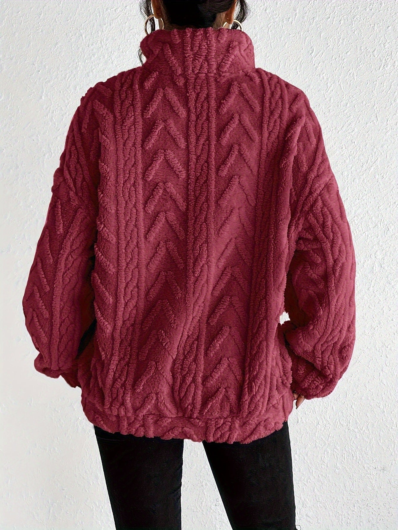 Aila - Blød Zip Sweater